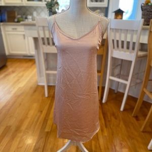 Love Sadie pale pink slip dress